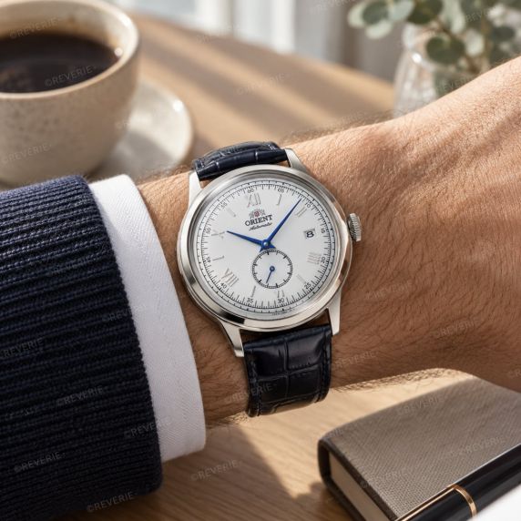 Orient automatisk herreur med romertal i 38mm