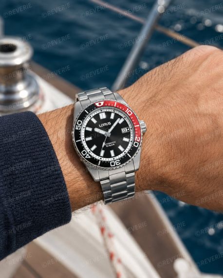 Vandtæt auitomatik herreur i stål 42mm