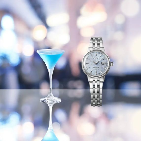Seiko Presage Cocktail Time Skydiving Diamond Twist Automatic SRE007J1