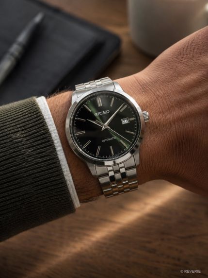 Seiko Mens Automatic Green Steel 41mm