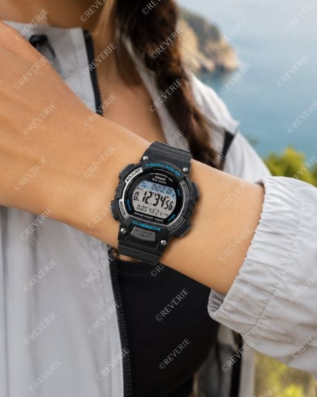 Solcelledrevet sportsur fra Casio med datahukommelse 36mm