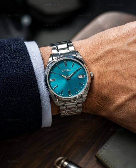 Seiko Mens Turquoise Sapphire 40mm